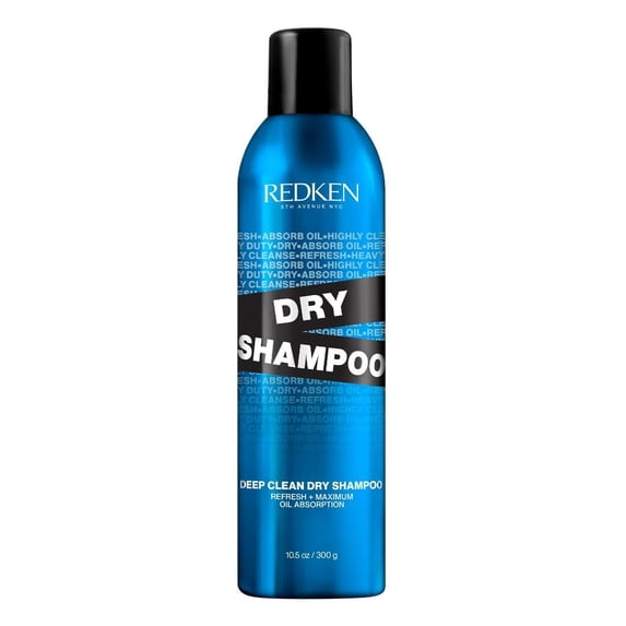 Redken Deep Clean Dry JKF25 Shampoo For All Hair Types, For Dark or Light Hair - Instantly Refreshes and Absorbs Oil In Between Washes, No Buildup or Residue, 10.5 Fl Oz