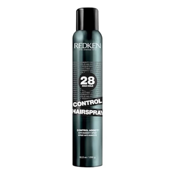 Redken Extra Hold Hairspray, Provides Long-Lasting Anti-Frizz Protection, Anti-Humidity Spray, For All Hair Types, No Residue or Flaking, Control Hairspray Control Addict, 10.5 oz.