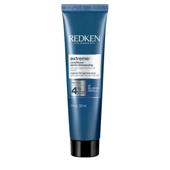 Redken Extreme Conditioner | Conditioner for Damaged Hair | Strengthen & Protect Damaged Hair | Infused With Proteins | 1 Fl Oz