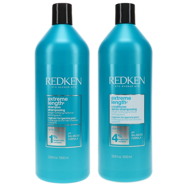 Redken Extreme Length Shampoo & Conditioner Combo, 33.8 oz Each