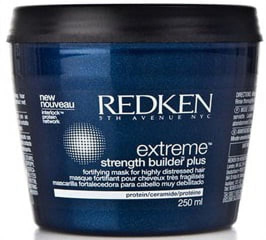 vidnesbyrd Praktisk Bytte Redken Extreme Strength Builder Plus Fortifying Hair Masque, 8.5 Oz -  Walmart.com