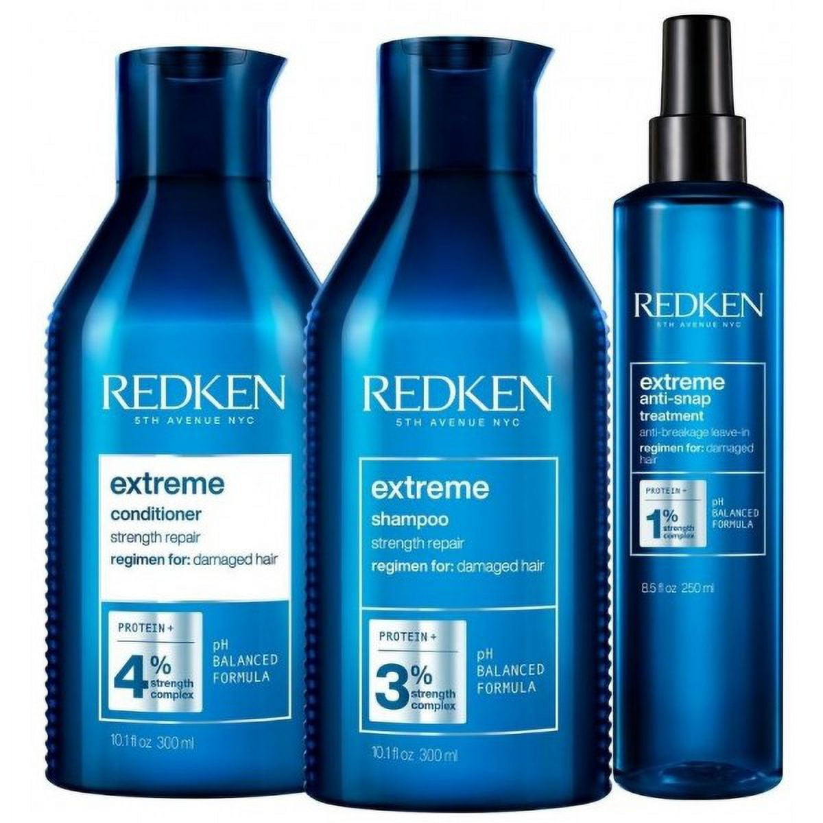 Redken Extreme Strength Repair Shampoo, Conditioner and Anti Snap