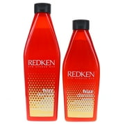 Redken Frizz Dismiss Shampoo 10.1 oz & Frizz Dismiss Conditioner 8.5 oz Combo Pack