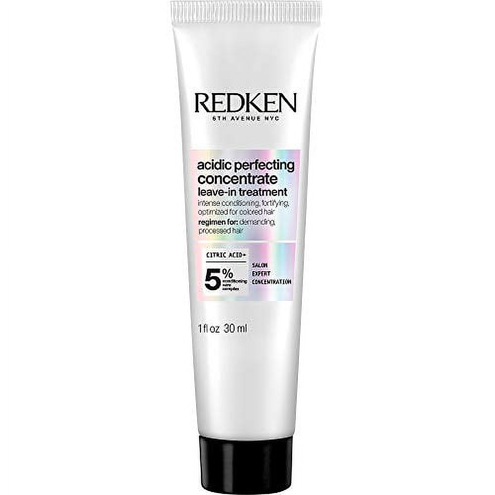 Redken Leave In Conditioner for Damaged Hair Repair | Acidic Perfecting Concentrate | For All Hair Types | Leave In Treatment |1 Fl. Oz. - image 1 of 3