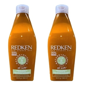 Redken Nature & Science All Soft Conditioner, 8.5oz (Pack of 2)