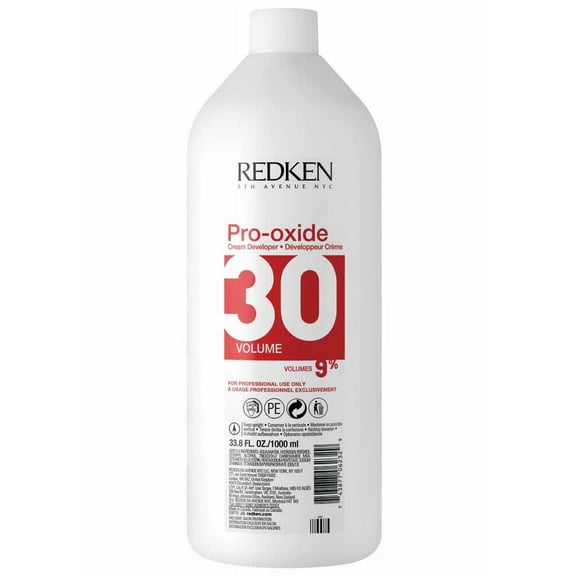 Redken Pro-Oxide Cream Developer - 30 Volume 9%, 33.8 fl oz
