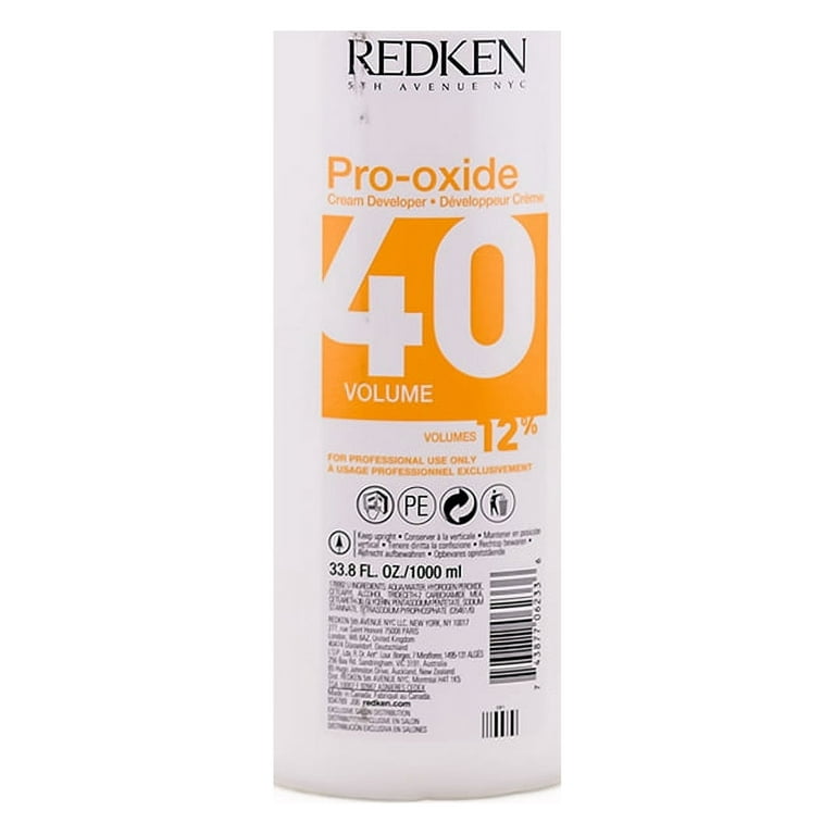 オキシ40vol Redken Pro-Oxide Cream Developer, 40 Volume 12%, Hair Color