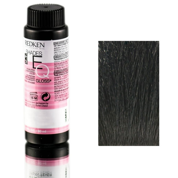 Redken Shades EQ Equalizing Conditioning Color Gloss - 01B - Onyx - Pack of 2 with Sleek Comb