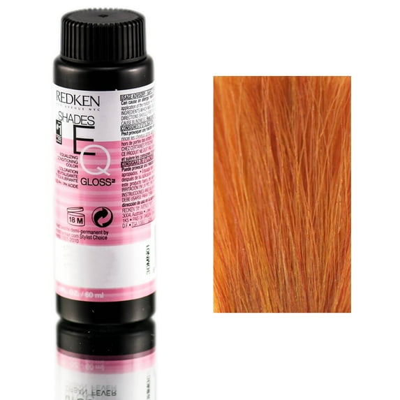 Redken Shades EQ Equalizing Conditioning Color Gloss - 08C - Cayenne - Pack of 3 with Sleek Comb