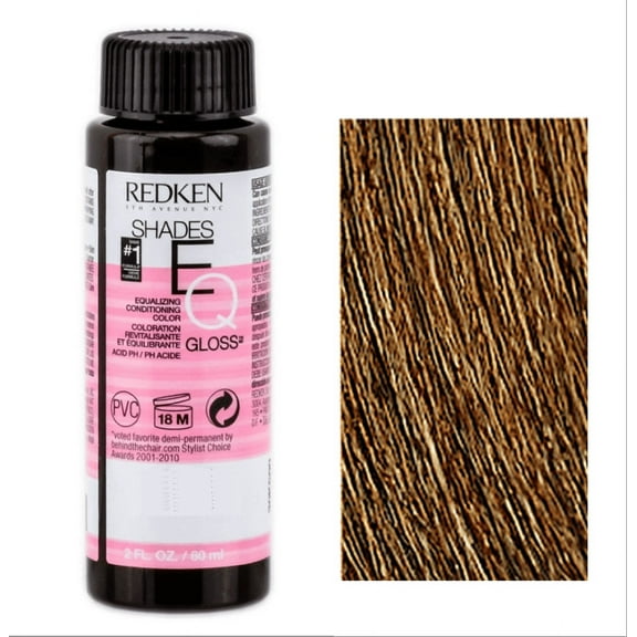 Redken Shades EQ Equalizing Conditioning Color Gloss - 08GG - Gold Dip - Pack of 1 with Sleek Comb