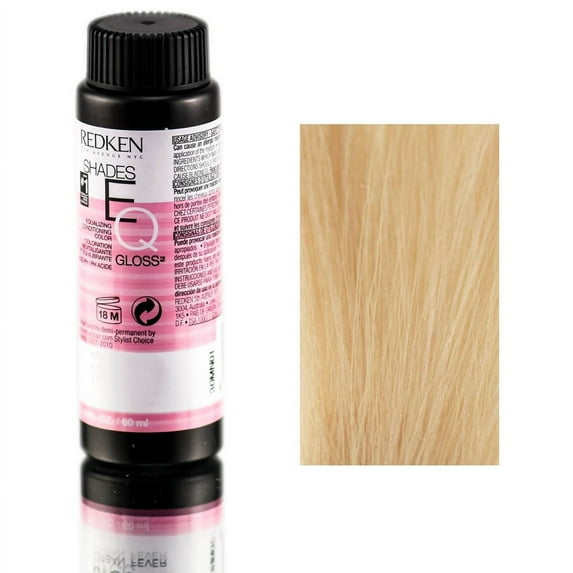 Redken Shades EQ Equalizing Conditioning Color Gloss - 09N - Cafe Au Lait - Pack of 2 with Sleek Comb
