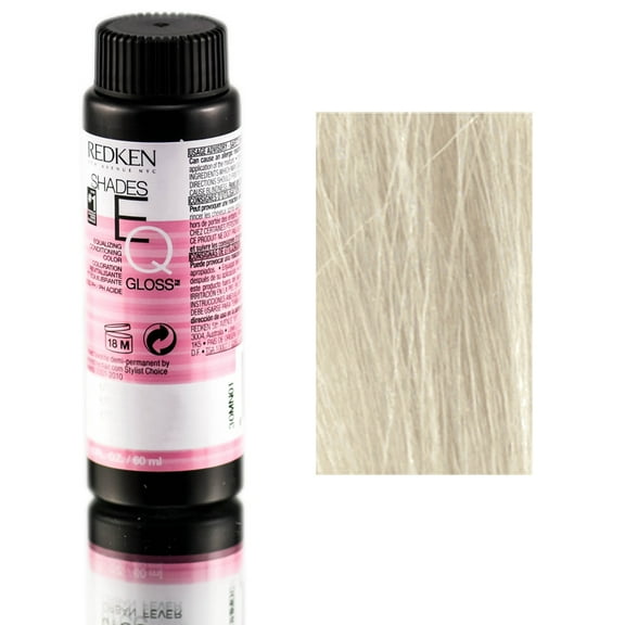 Redken Shades EQ Equalizing Conditioning Color Gloss - 09V - Platinum Ice - Pack of 1 with Sleek Comb