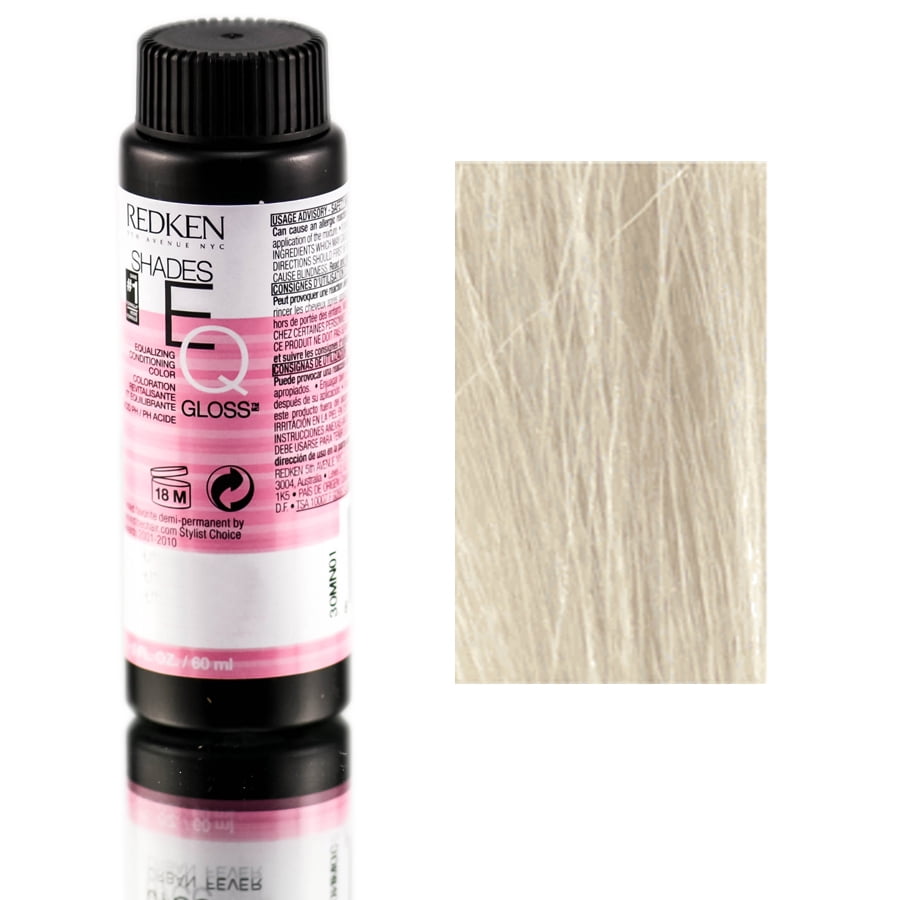 Redken Shades EQ Equalizing Conditioning Color Gloss - 09V - Platinum Ice - Pack of 2 with Sleek Comb