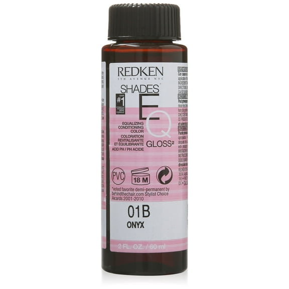 Redken Shades EQ Gloss 01B Onyx Equalizing Conditioning Color 2 oz