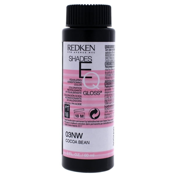Redken Shades EQ Gloss 03NW Cocoa Bean Equalizing Conditioner Color 2 oz