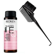 Redken Shades Eq Equalizing Conditioning Gloss Demi-Permanent Hair Color Dye with Sleek 3-in-1 Brush Comb, 07V Crushed Amethyst - 7V, 1 Pack