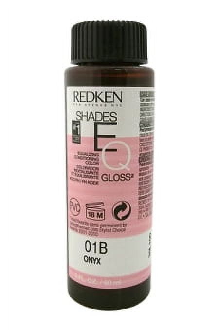 Redken Shades Eq Hair Color Gloss 01B - Onyx For Women, 2 Oz