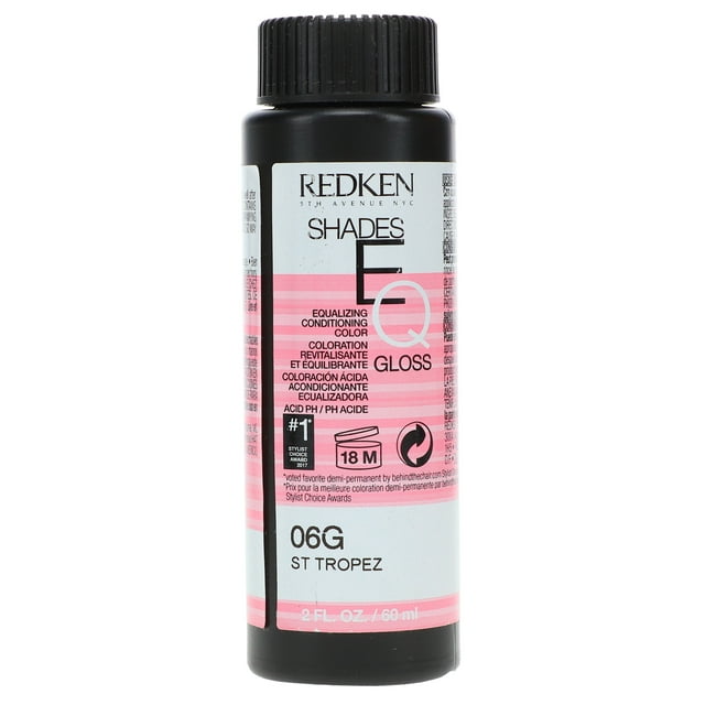 Redken Shades Eq Hair Color Gloss 06G - St.Tropez For Women, 2 Oz