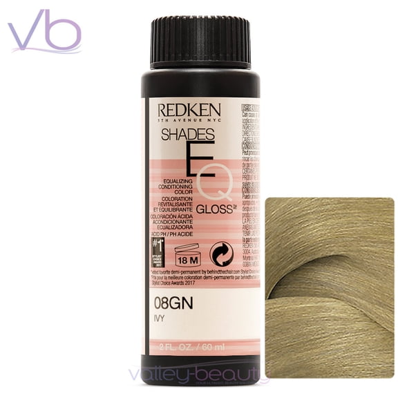 Redken Shades Eq Hair Color Gloss, 08Gn, Ivy, 2 Oz