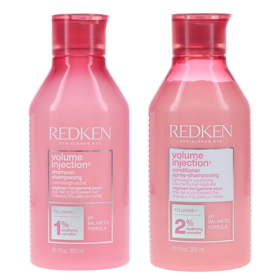 Redken Volume Injection Shampoo 10.1 oz & Conditioner 10.1 oz Combo Pack