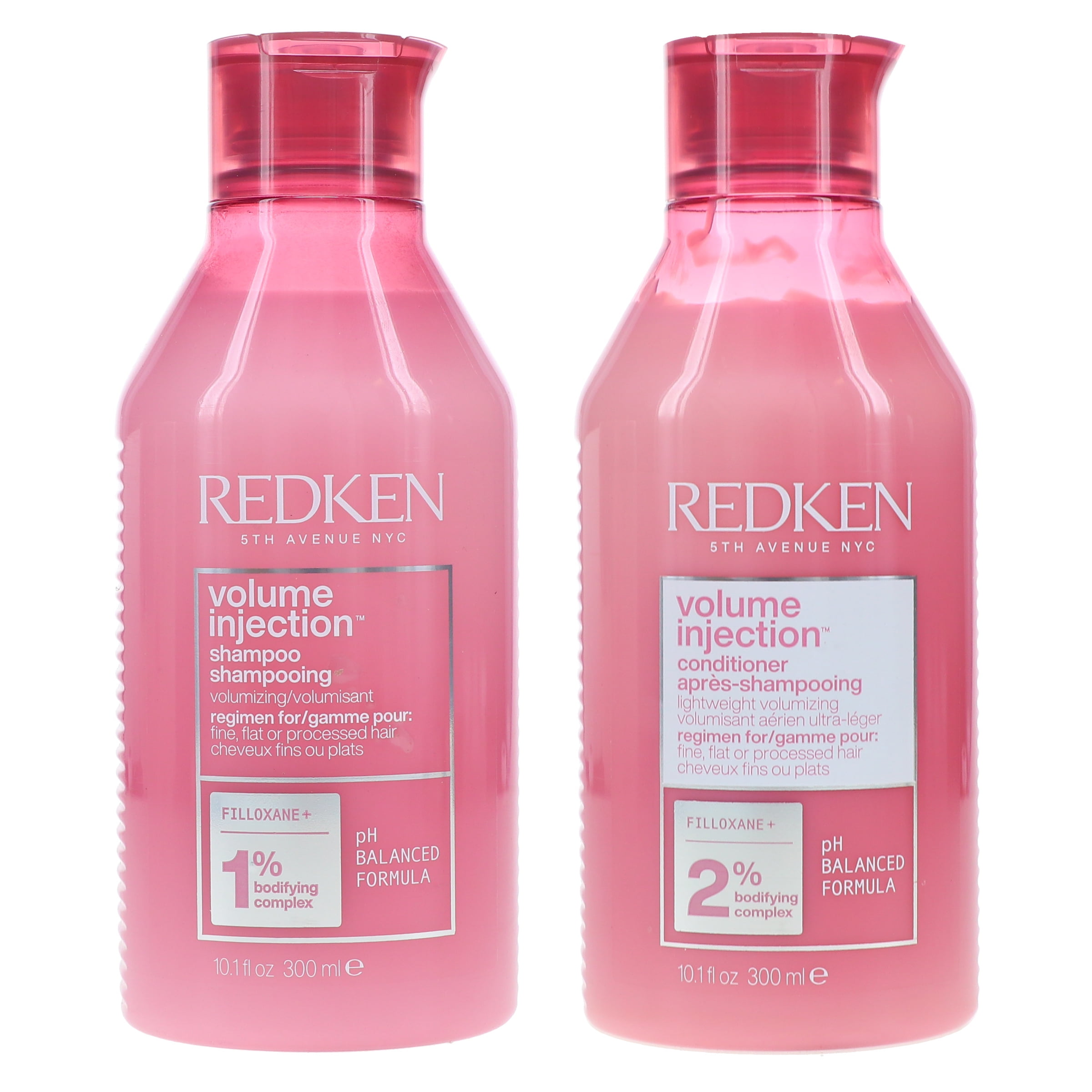 Redken Volume Injection Shampoo & Conditioner 10.1oz Combo Body Full