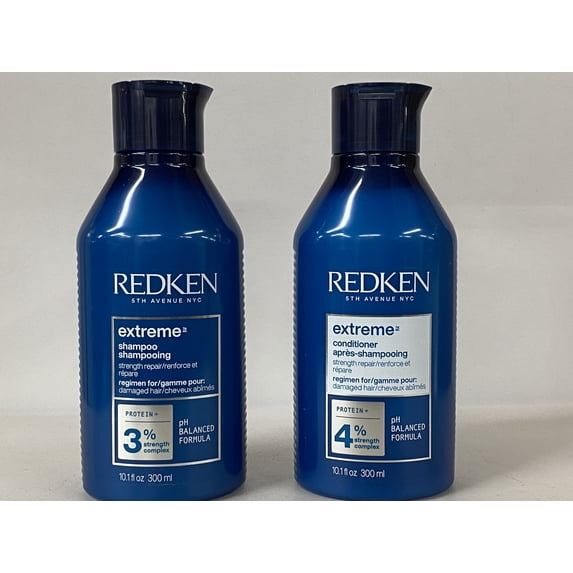 Redken, extreme shampoo & conditioner 10.1 oz duo set for strength repair damaged hair