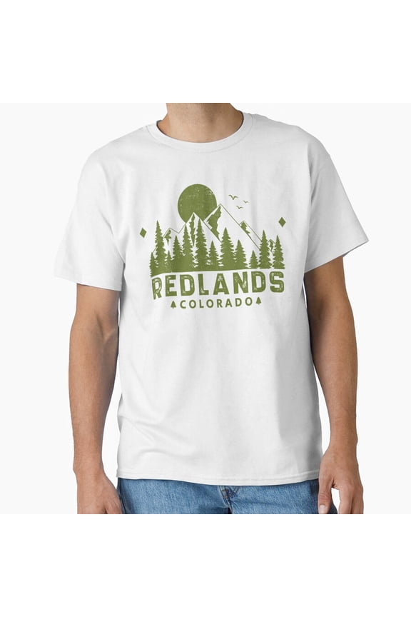 Redlands Colorado Mountain Souvenir Retro T-Shirt