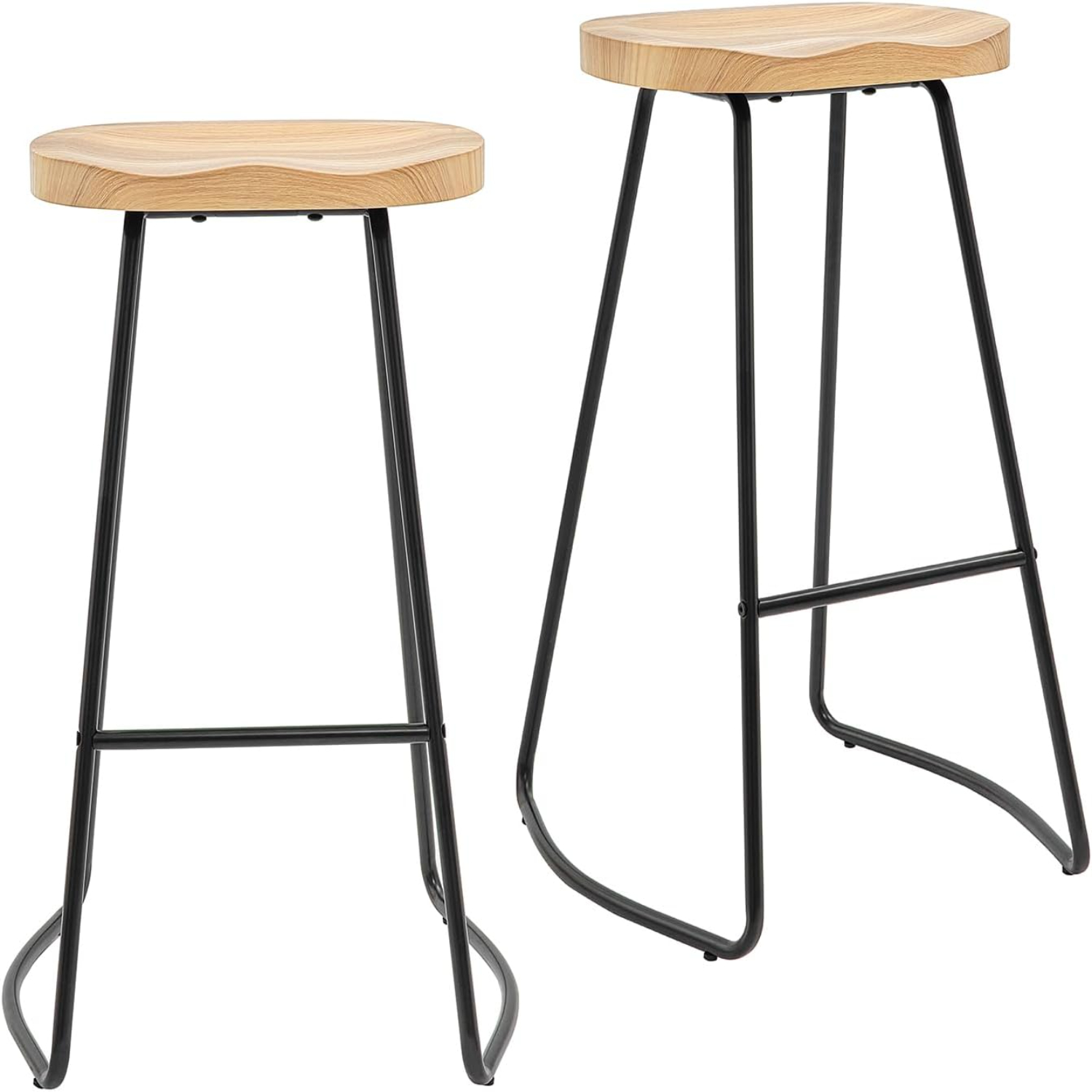Redlife Modern Bar Stools Swivel Adjustable Height Bar Stool Counter