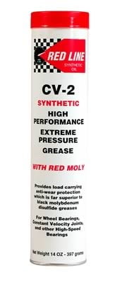 Redline CV-2 Grease with Moly Automotive Specialty Tools, 14 oz Tube