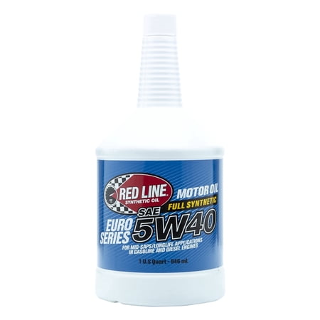 Red Line 12404 SAE 5W40 Fully Synthetic Euro-Series Motor Oil - 1 Quart
