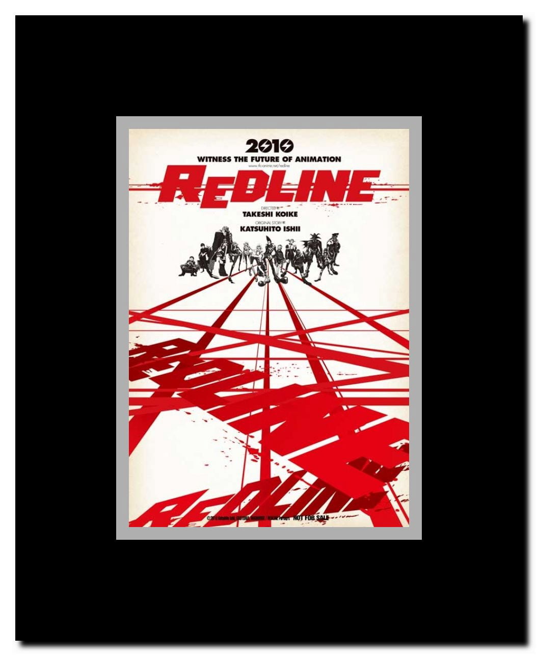 Redline Framed Movie Poster
