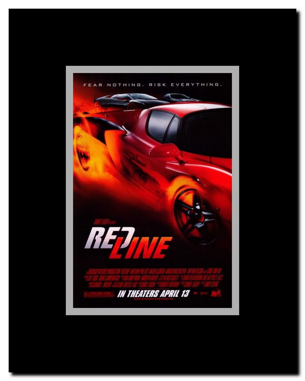 Redline Framed Movie Poster