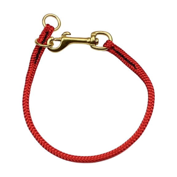 Redline K9 Nylon Dominant Dog Choke Collar - 21" - Red