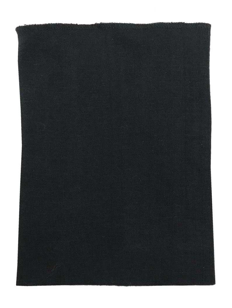 Redline Leather Unisex Winter Stretchy Neck Gaiter - Soft Solid Black ...