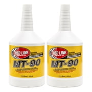Red Line 50304 MT-90 75W-90 GL-4 Manual Transmission and Transaxle Lubricant MTL- 1 Quart 2 Pack