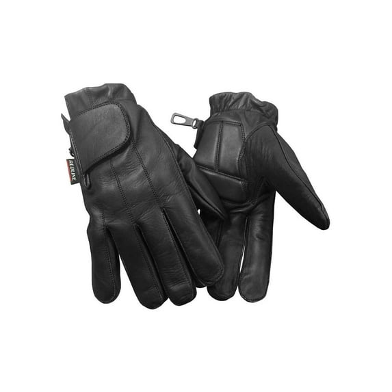 Redline Men's Anti-Vibration Full-Finger Motorcycle Leather Gloves, G-055 (2XL)