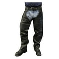 thumbnail image 1 of Redline Men's Classic Premium Cowhide Leather Motorcycle Chaps M-1450 (XXS), 1 of 2