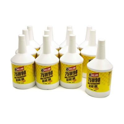 Redline Oil 57904, 75W90 Gear Oil Case/12 Performance Racing Parts