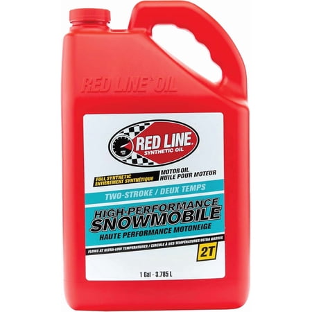 Redline Oil RED41025 Two-Stroke Snowmobile Oil -1 gal - Case of 4