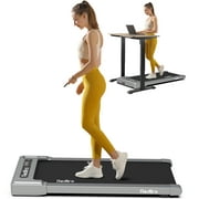 Redliro Walking Pad Under Desk Treadmill 265LBS 2.25HP Running Machine for Home Office, Grey