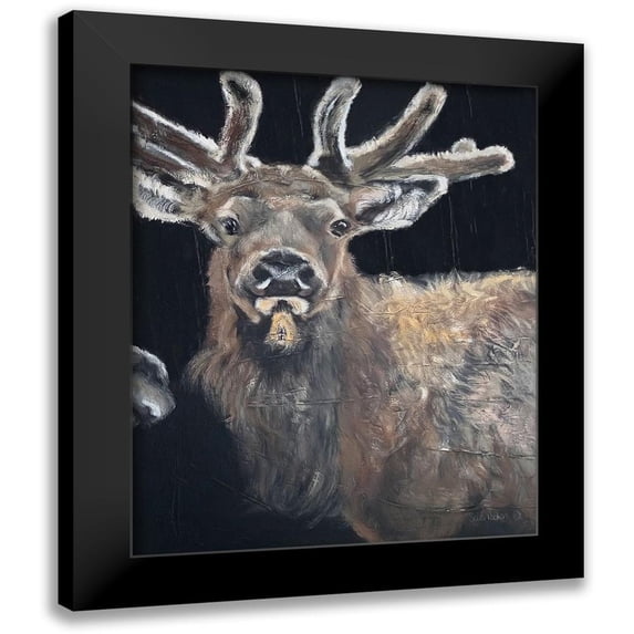 Redman, Suzi 12x14 Black Modern Framed Museum Art Print Titled - Hear the Word II