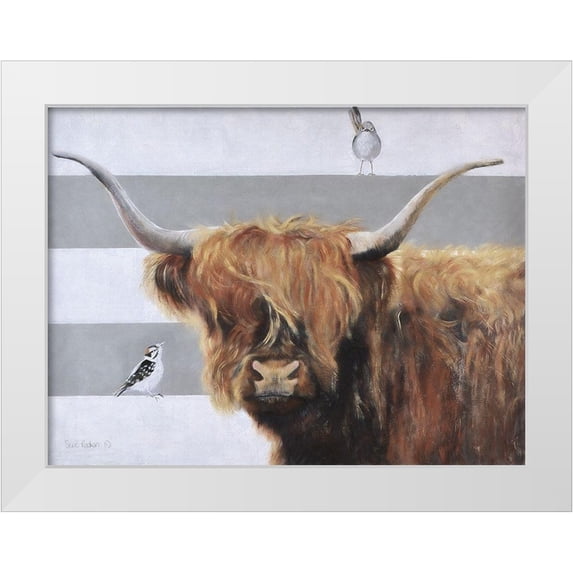 Redman, Suzi 18x15 White Modern Wood Framed Museum Art Print Titled - Thistles