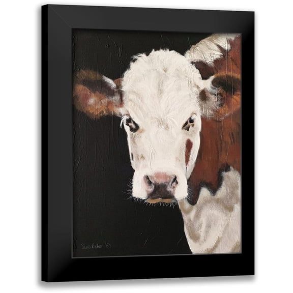 Redman, Suzi 19x24 Black Modern Framed Museum Art Print Titled - Portrait of a Hereford