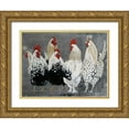 thumbnail image 1 of Redman, Suzi 32x25 Gold Ornate Wood Framed with Double Matting Museum Art Print Titled - Brood Meeting, 1 of 4