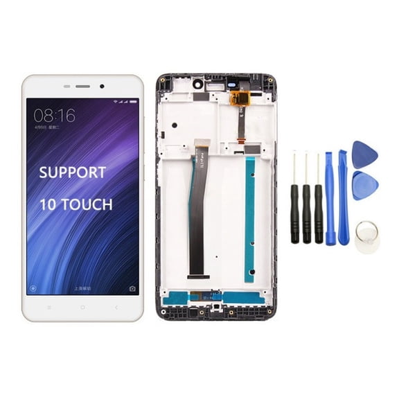 Redmi 4a Gold Touch Screen LCD Display With Frame