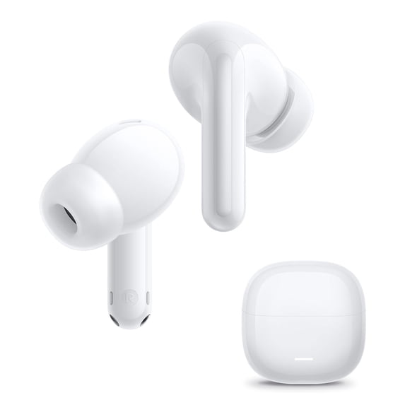 Redmi Buds 8 Lite Wireless Earbuds, 42dB Hybrid Active Noise Cancellation, 8H/36H Battery, 12.4mm Dynamic Driver, Fast Charging, Dual-Mic Clear Calls, Google Fast Pair, White