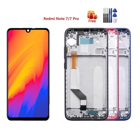 Redmi Note 7 7 7 Pro LCD Touch Screen With Blue Frame
