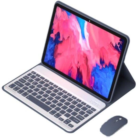 Redmi Pad SE 11" 2023 Keyboard Mouse Case, Detachable BT English Keyboard Cover