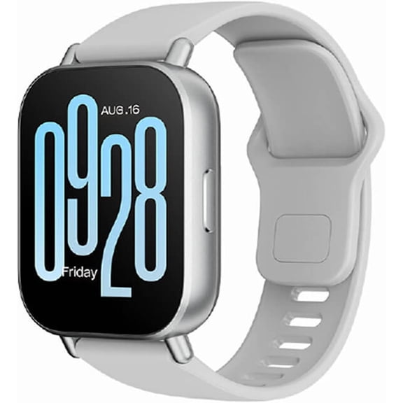 Redmi Watc 5 Active Smartwatc, 2.0" LCD Display, 18 Days of Battery Life, 140+ Sports Modes, 5A Waterproof, Bluetoot Calling, Fitness-Tracker- Matte Silver