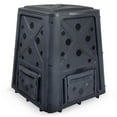 thumbnail image 1 of Redmon 65 Gallon Black Plastic Compost Bin with Air Vents, 1 of 9